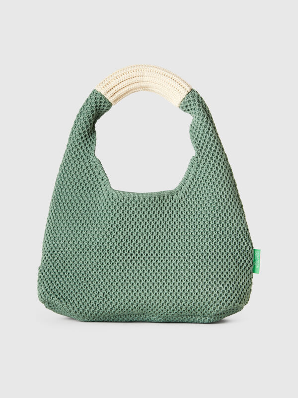 Petit sac bandoulière au crochet Femme