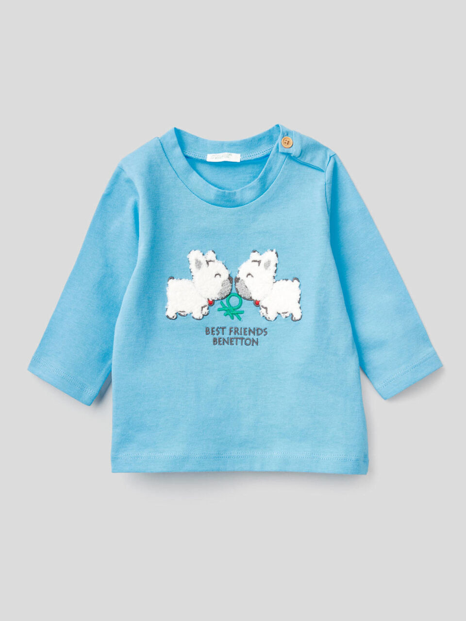 T-shirt in pure organic cotton image number 1