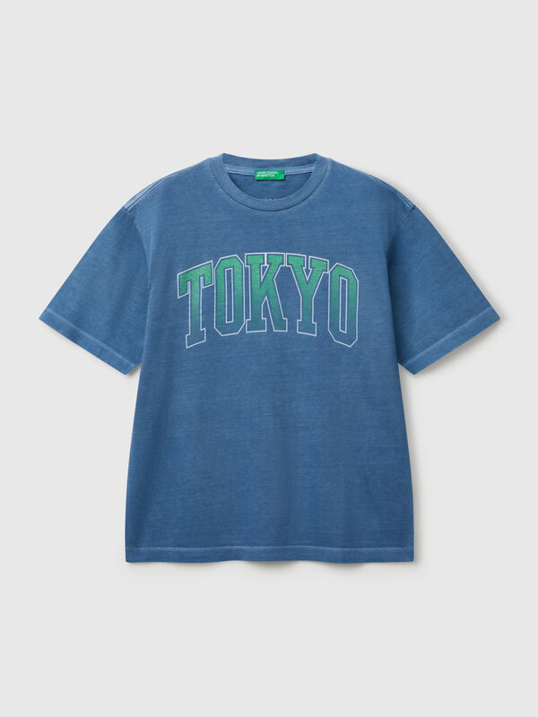 T-shirt with print on front and back Junior Boy