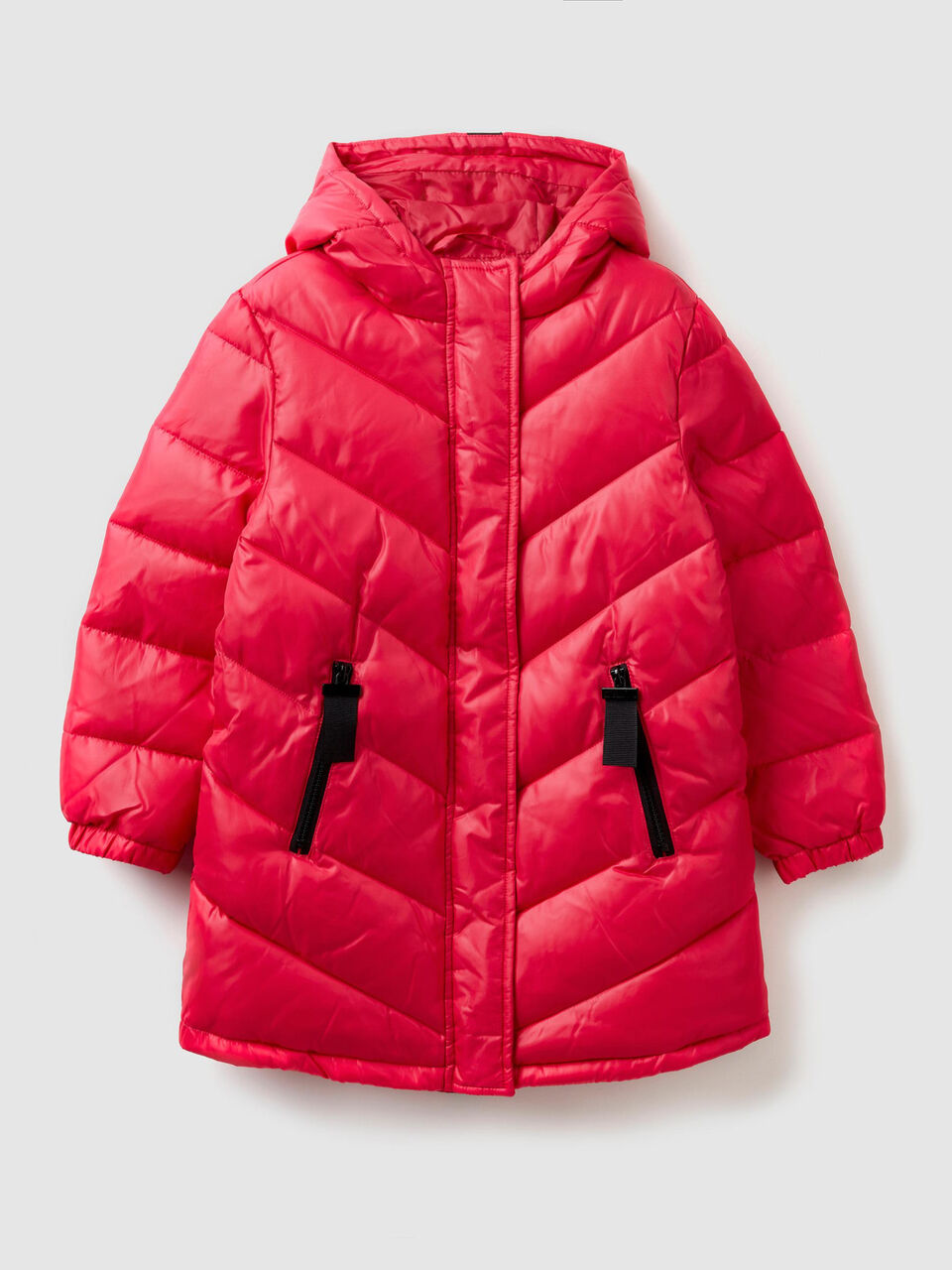 Longline jacket with hood image number 1