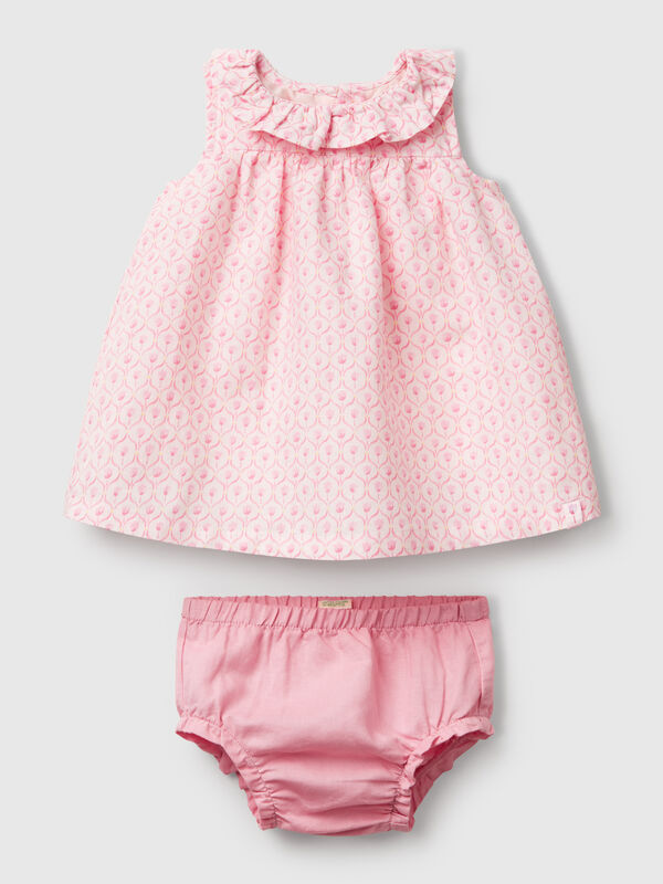 Kleid mit Rüschenkragen Newborn