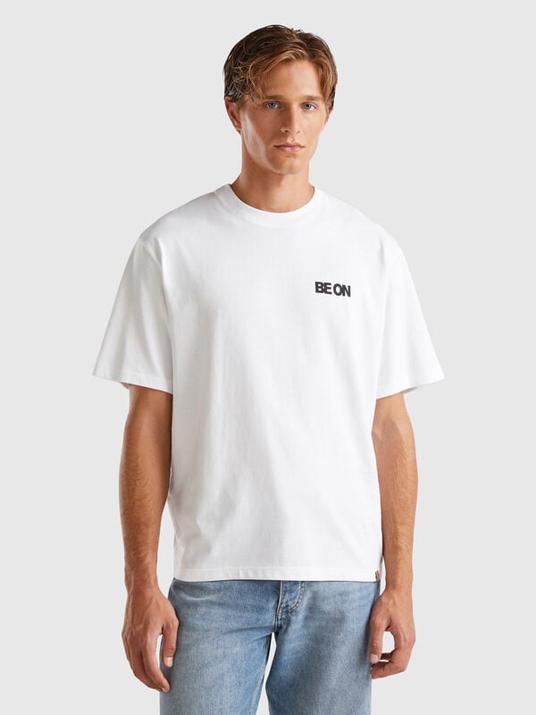 T-shirt oversize en pur coton Homme