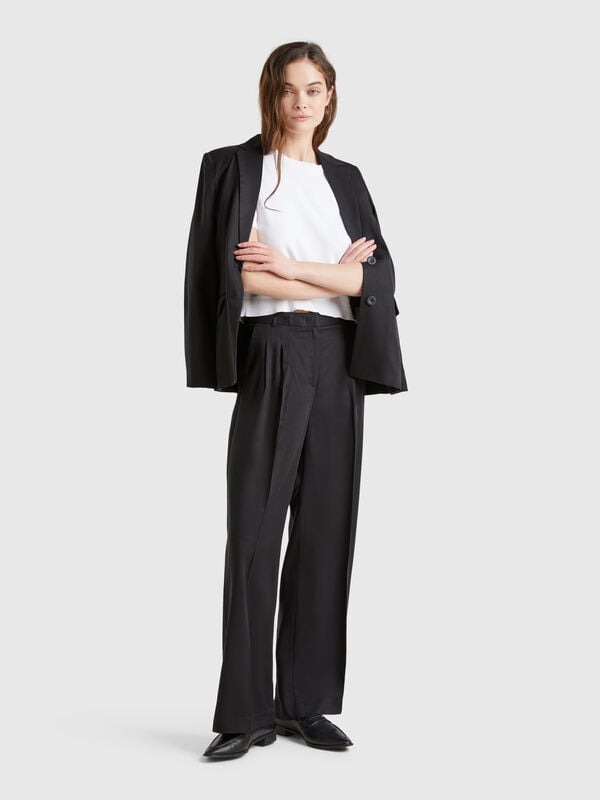 Weite, fließende Hose Damen