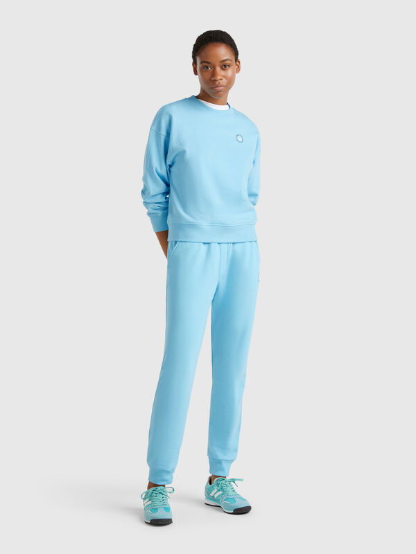 Pantalon sweat avec cordon de serrage Femme
