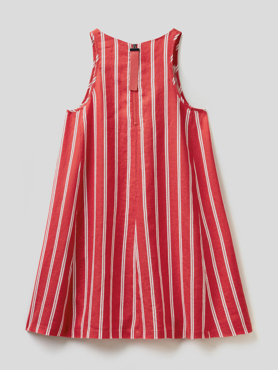 Kleid aus 100% Leinen mit Musterprint image number 2