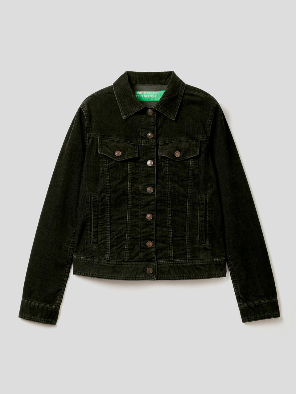 Jacke aus Samt im Rippenmuster image number 1