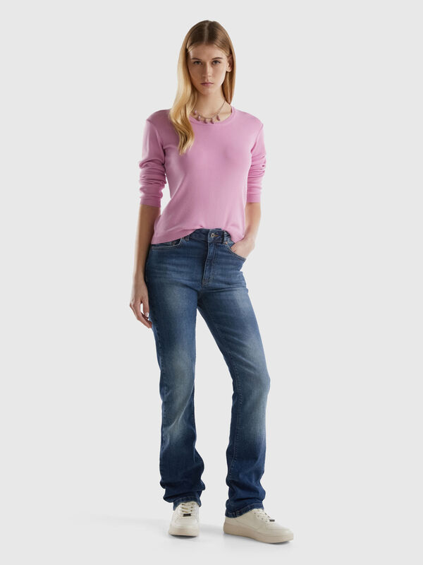 Five-Pocket-Jeans in Bootcut-Länge Damen
