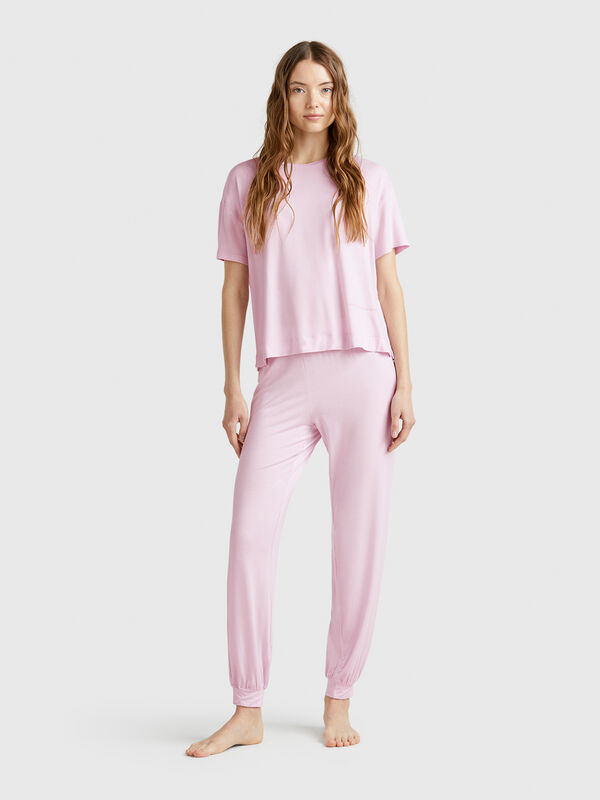 Pantalon en Modal® Stretch Femme