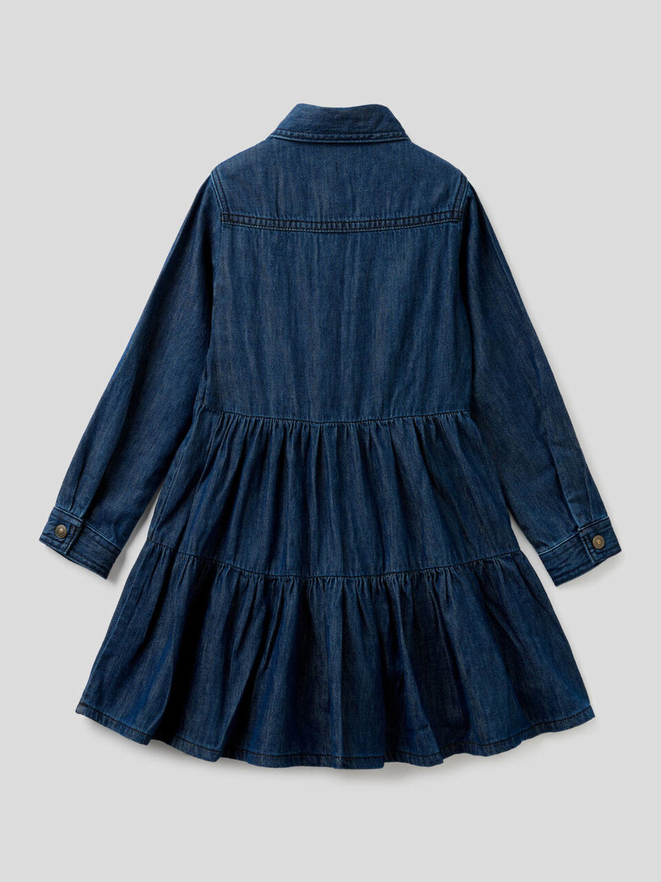 Jeanskleid mit Rüschen image number 2