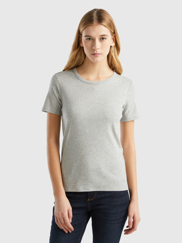 T-shirt en coton longues fibres Femme