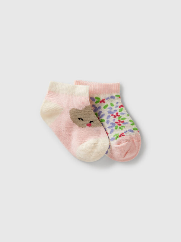 Quatre paires de chaussettes courtes Naissancede