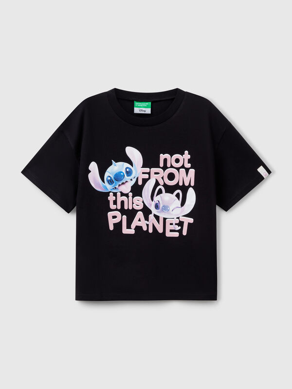 Lilo &amp; Stitch - T-shirt coupe boxy Filles