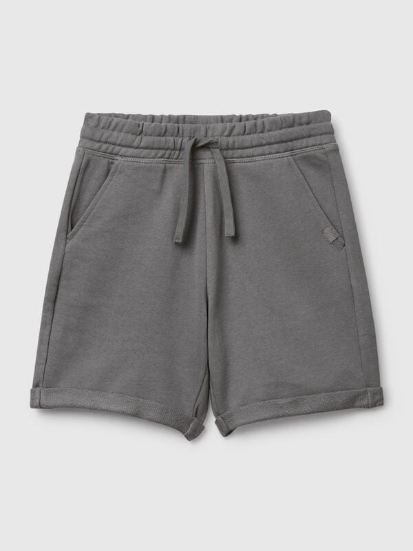 Bermuda en molleton pur coton Garçon
