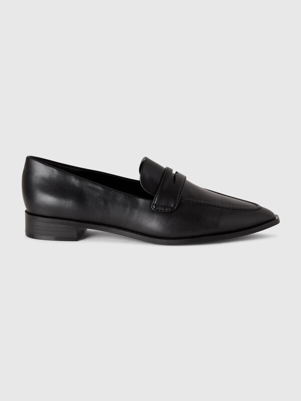 Mocassins en tissu enduit Femme