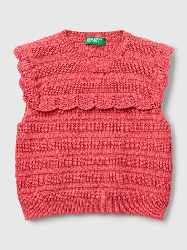 Gilet à volant Filles
