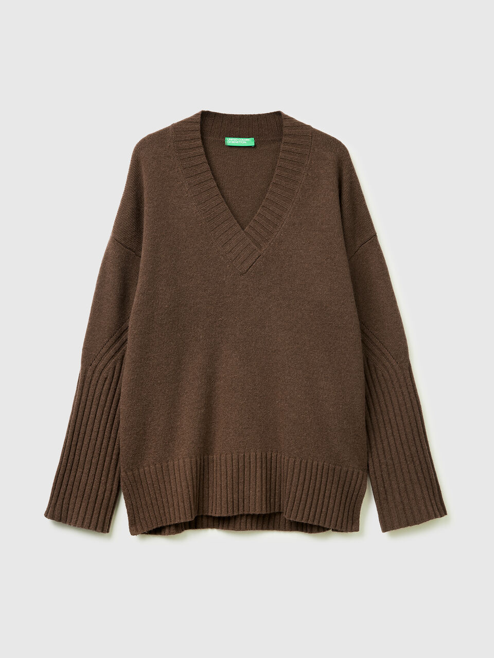 V NECK SWEATER L/S Damen image number 1