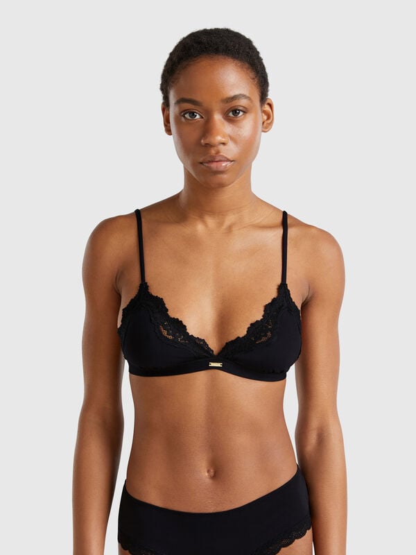Triangel-BH mit Spitze Damen