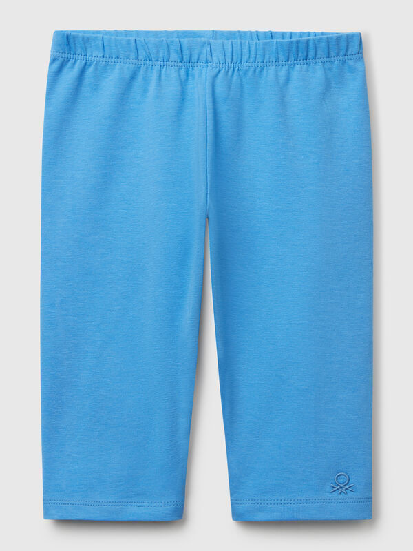 Legging 3/4 en coton stretch Filles