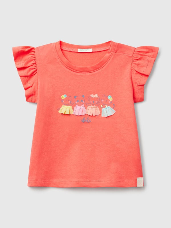T-shirt avec imprimé et application Naissancede