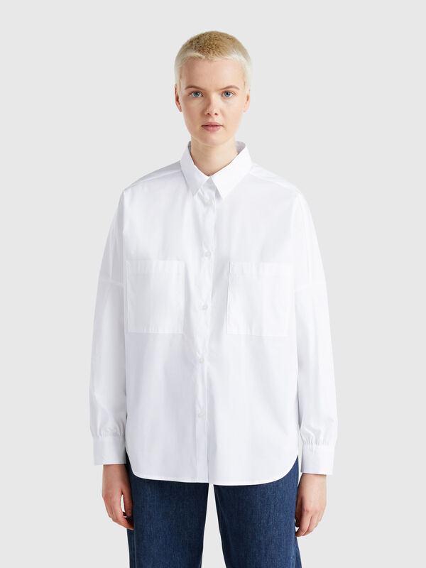 Chemise over-fit Femme
