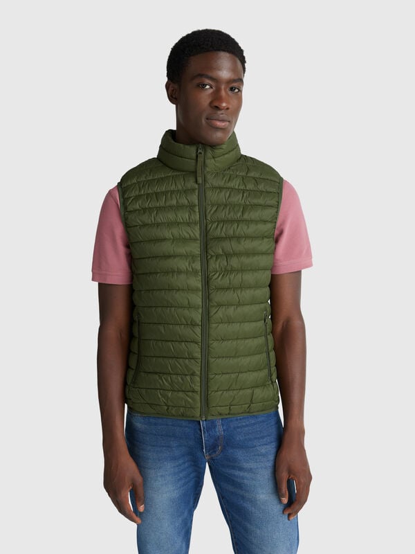Regular fit padded vest  Men