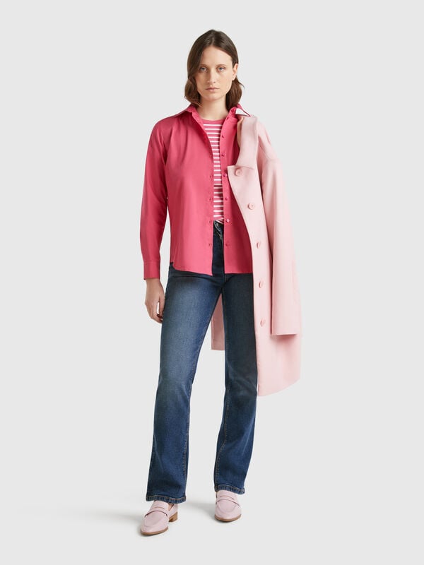 Bootcut-Jeans aus Baumwollmischung Damen