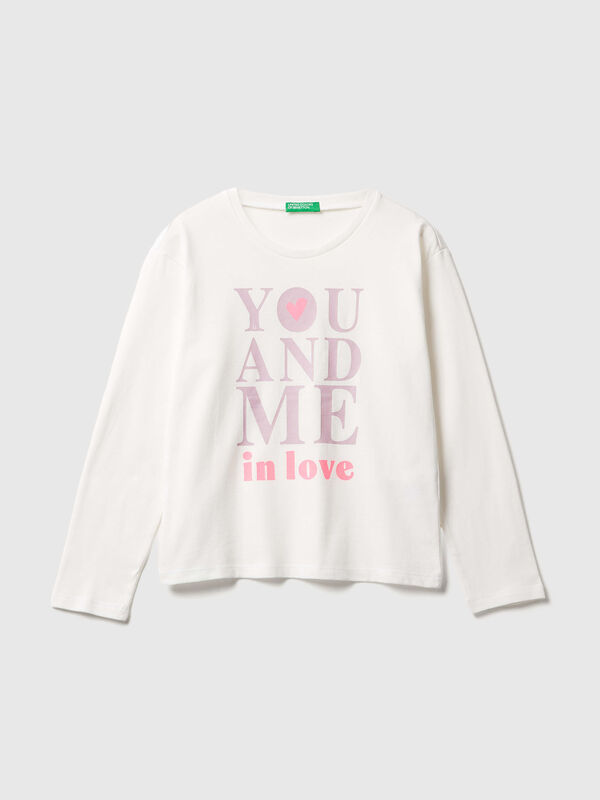 Bedrucktes T-Shirt Mädchen