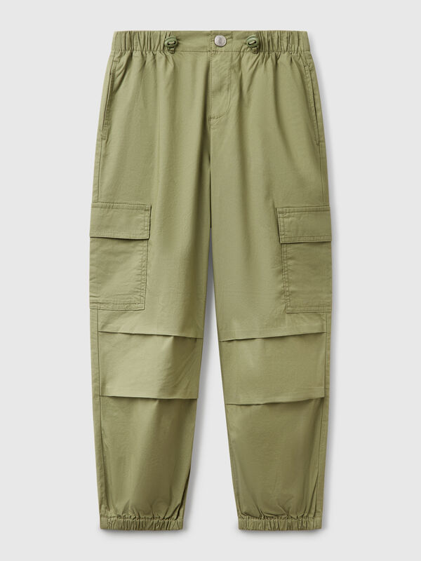 Cargohose aus Stretch-Baumwolle Mädchen