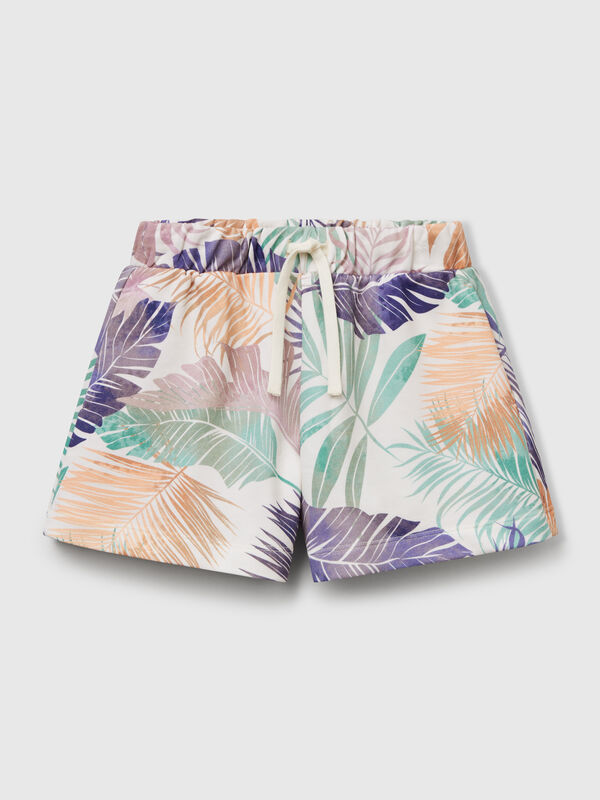 Short à imprimé tropical Filles