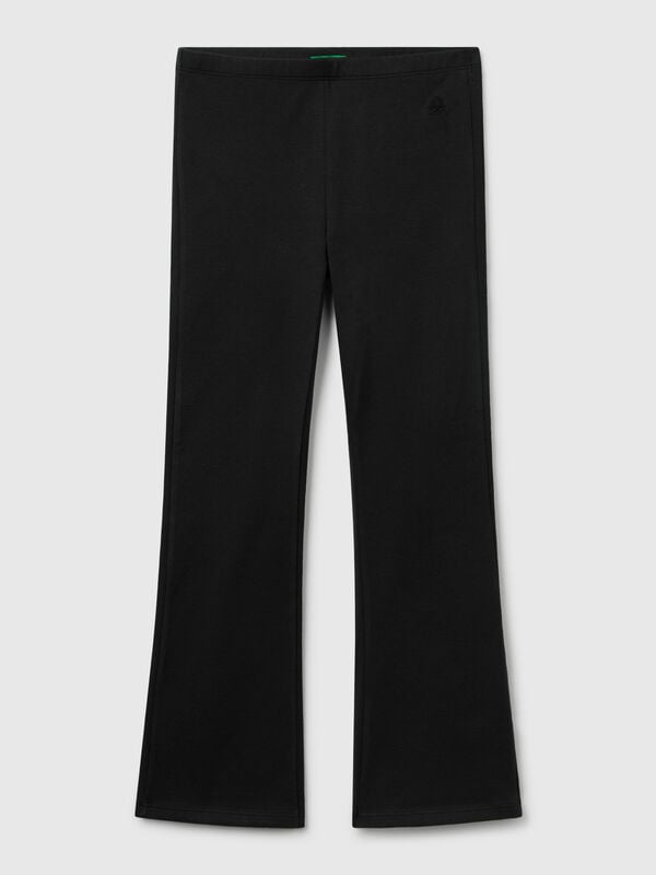 Legging évasé en coton stretch Filles