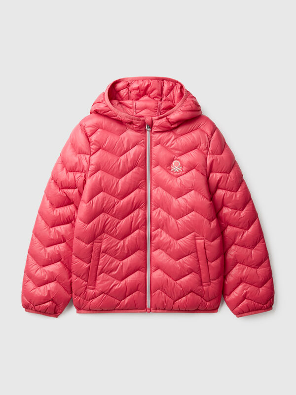 Veste matelassée avec capuche Filles