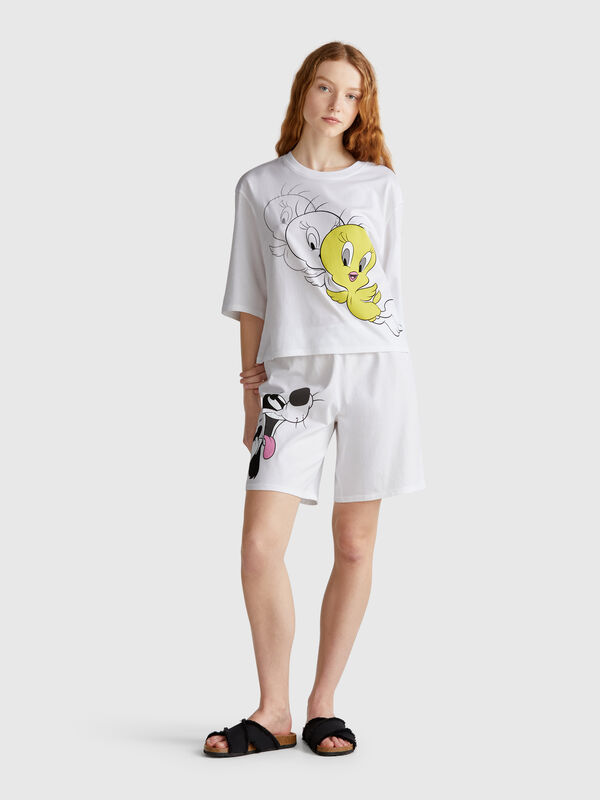 Pyjama mit ©Looney Tunes-Aufdruck Damen