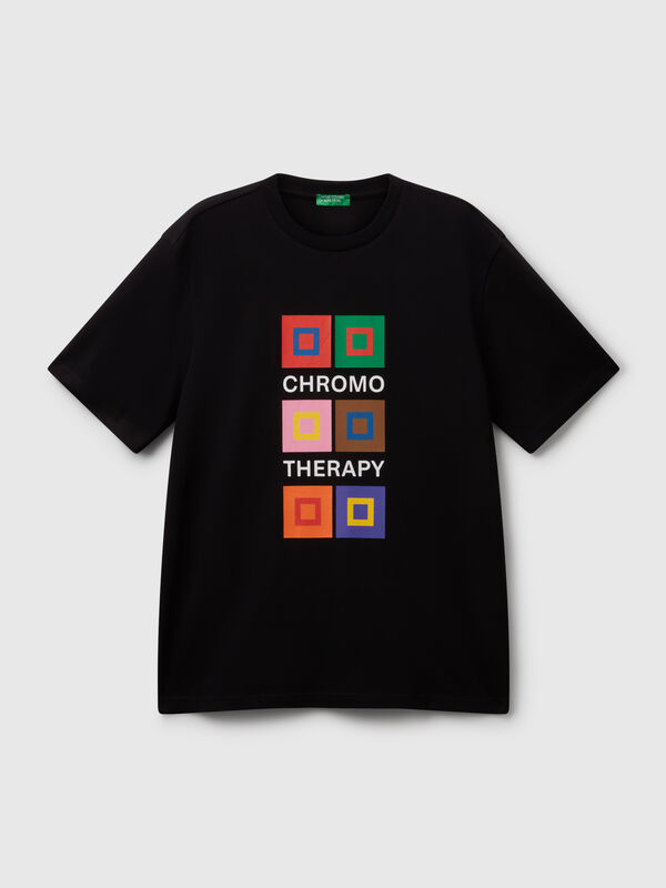 Relaxed Fit T-Shirt mit Print Herren