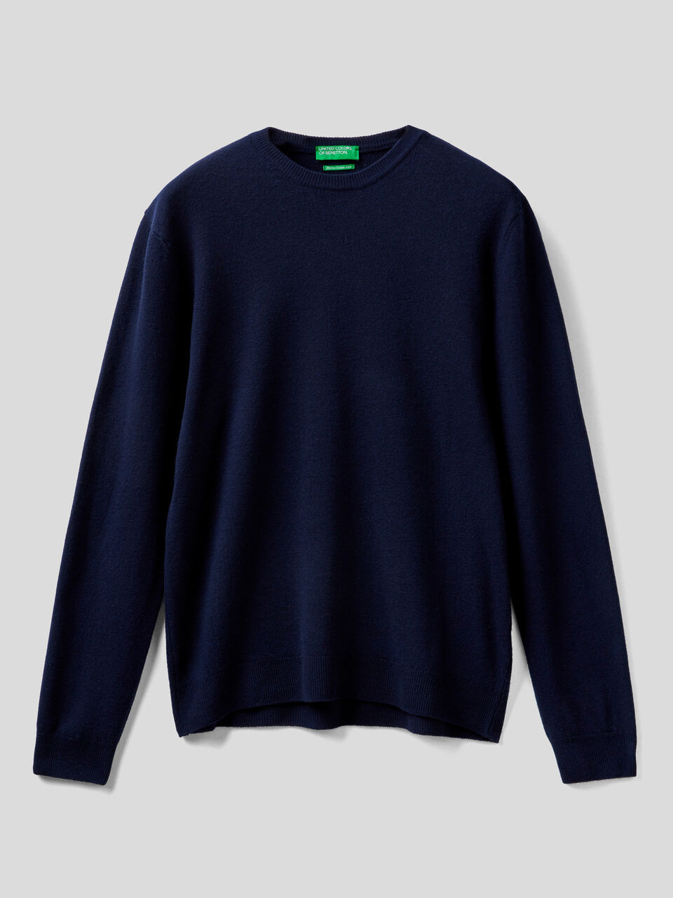 Pull col rond en pure laine vierge image number 1