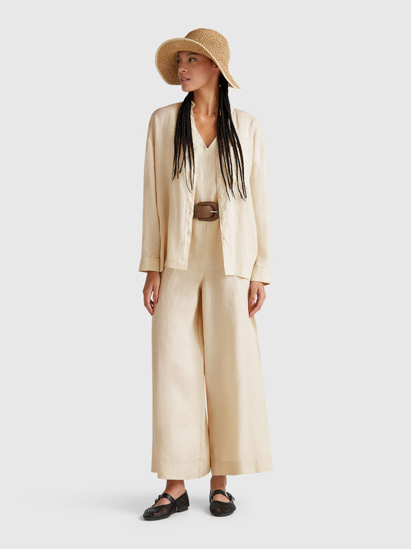 Combinaison pur lin Femme