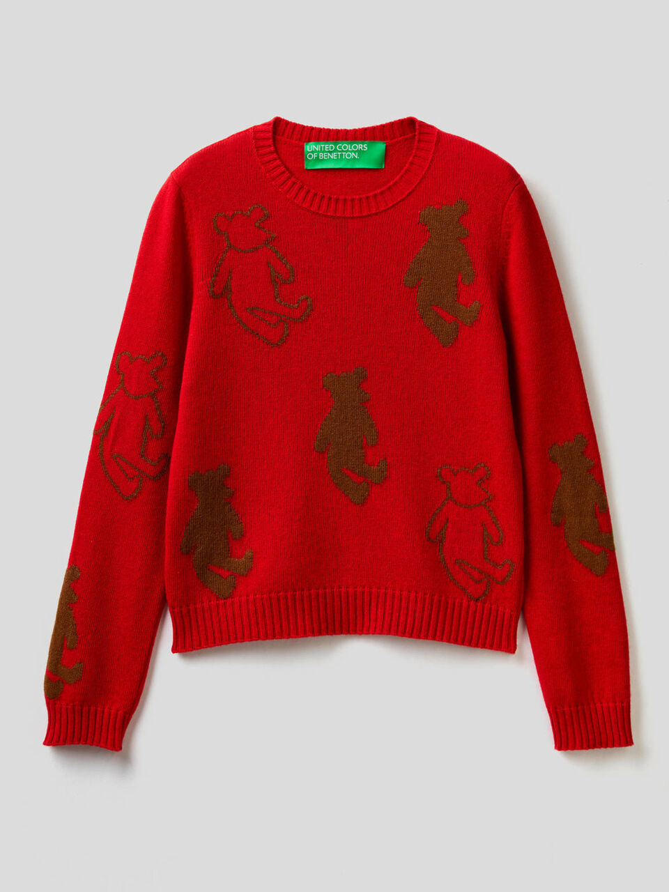 Pull à oursons en intarsia image number 1