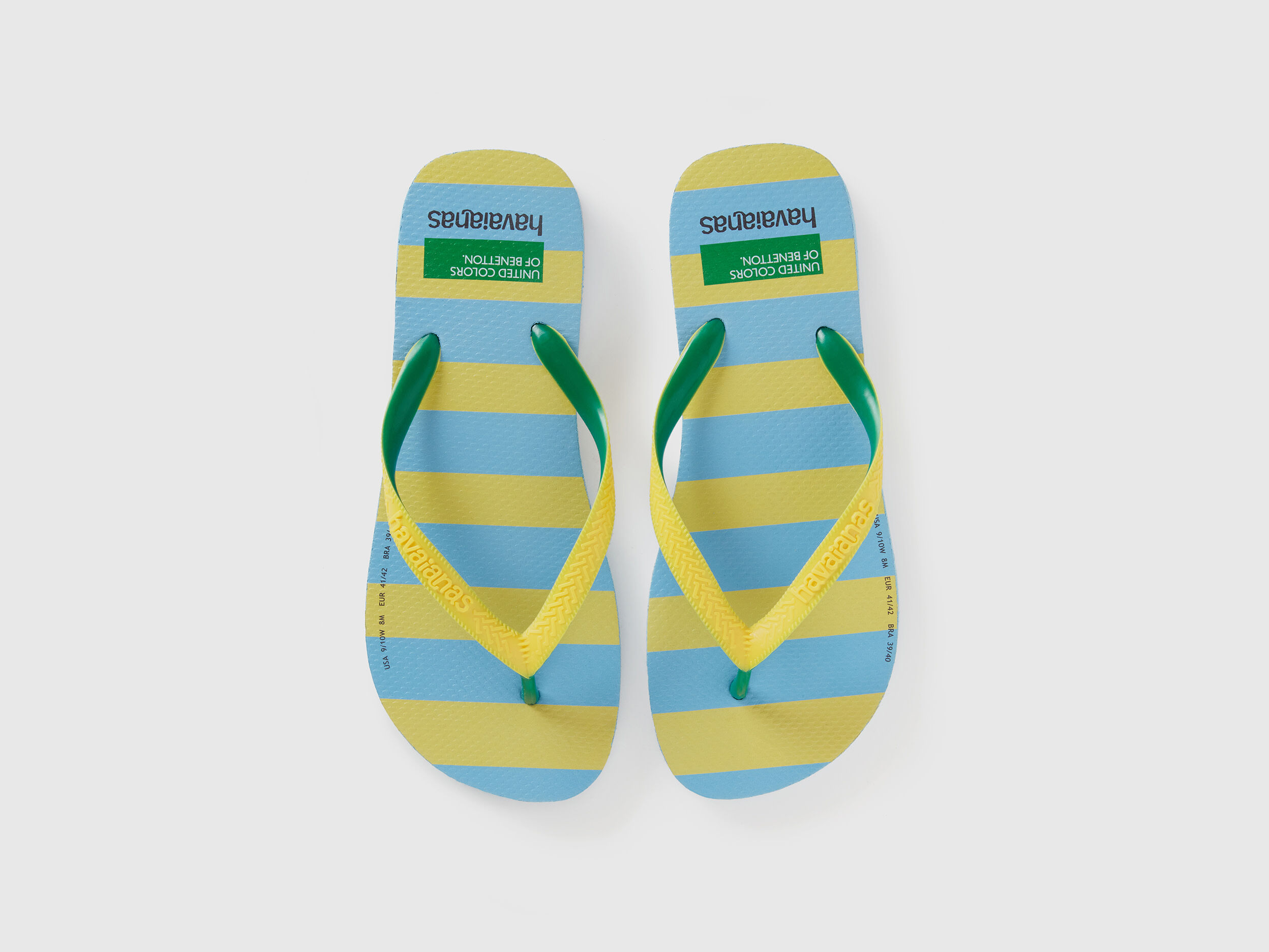 Havaianas yellow blue cheap