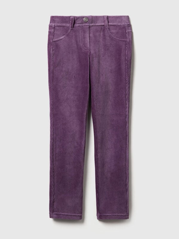 Pantalon chenille super skinny Filles