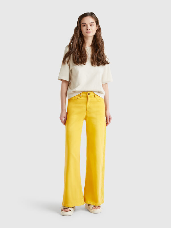 Weit geschnittene Hose Damen