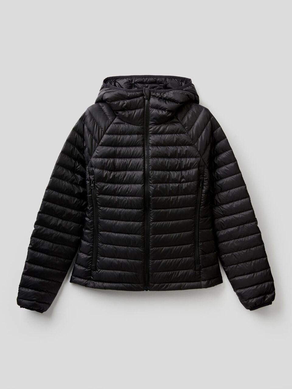 Puffer jacket with hood image number 1