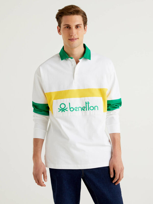 Polo de rugby en coton bio