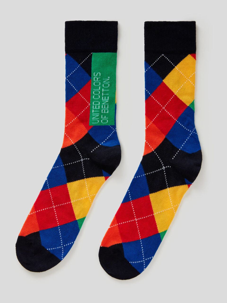 Chaussettes fantaisie en coton bio mélangé image number 2
