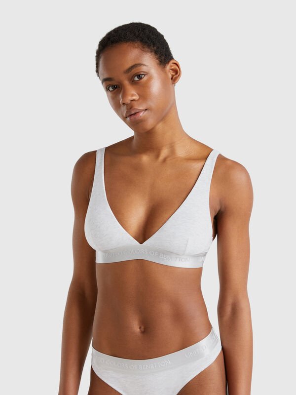 Triangel-BH aus elastischer Baumwolle Damen