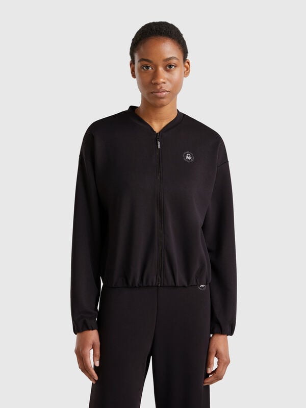 MODAL®-Sweatshirt mit Reißverschluss Damen