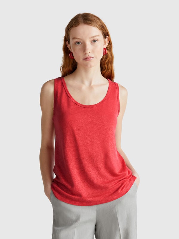 Débardeur pur lin Femme