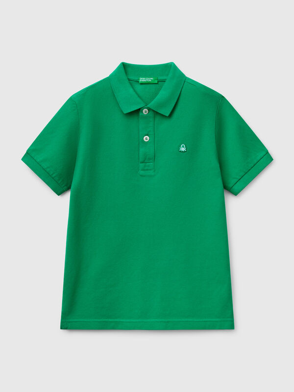 Polo slim en pur coton Garçon