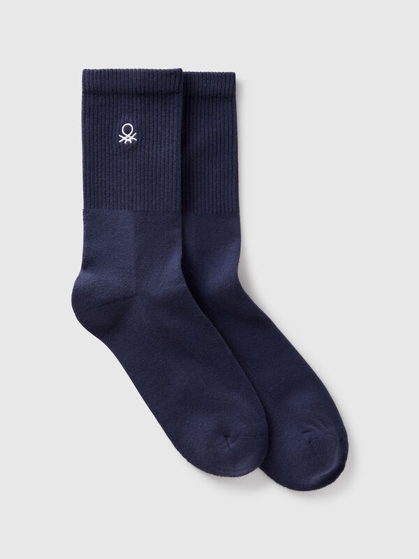 Sportsocken aus Stretch-Baumwollmischung