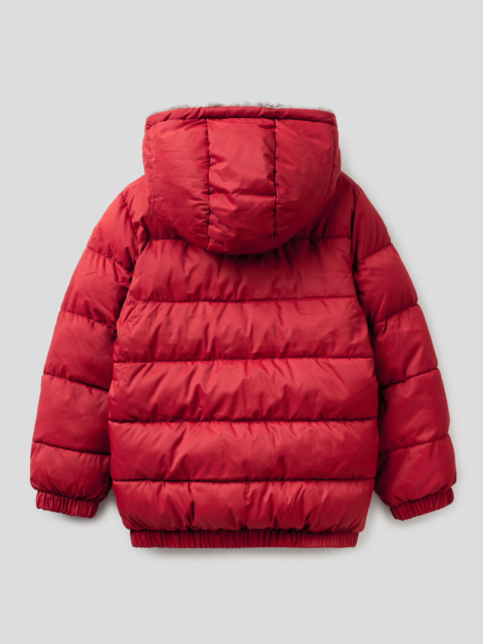 Gefütterte Jacke mit Teddystoff innen image number 2
