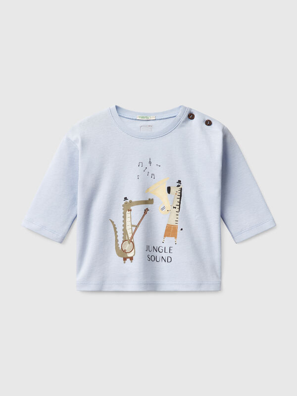 T-shirt with animal print  New Born (0-18 months)