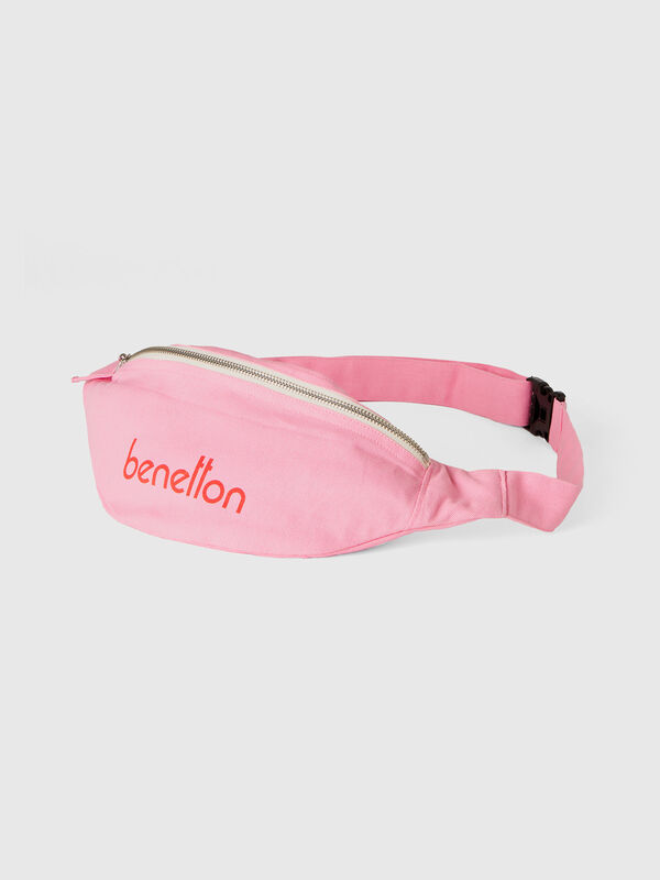 Gürteltasche in Rosa aus reiner Baumwolle